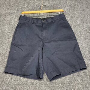 Brooks Brothers Shorts Mens 32 Advantage Short Blue Cotton Pockets Flat Front
